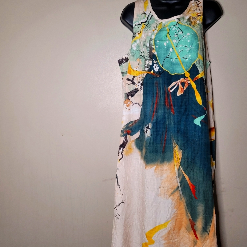 Large color dress